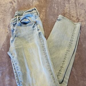 American Eagle Outfitters Light Wash Straight Leg Jeans